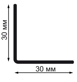 Угол с тиснением Rico Moulding 30х30