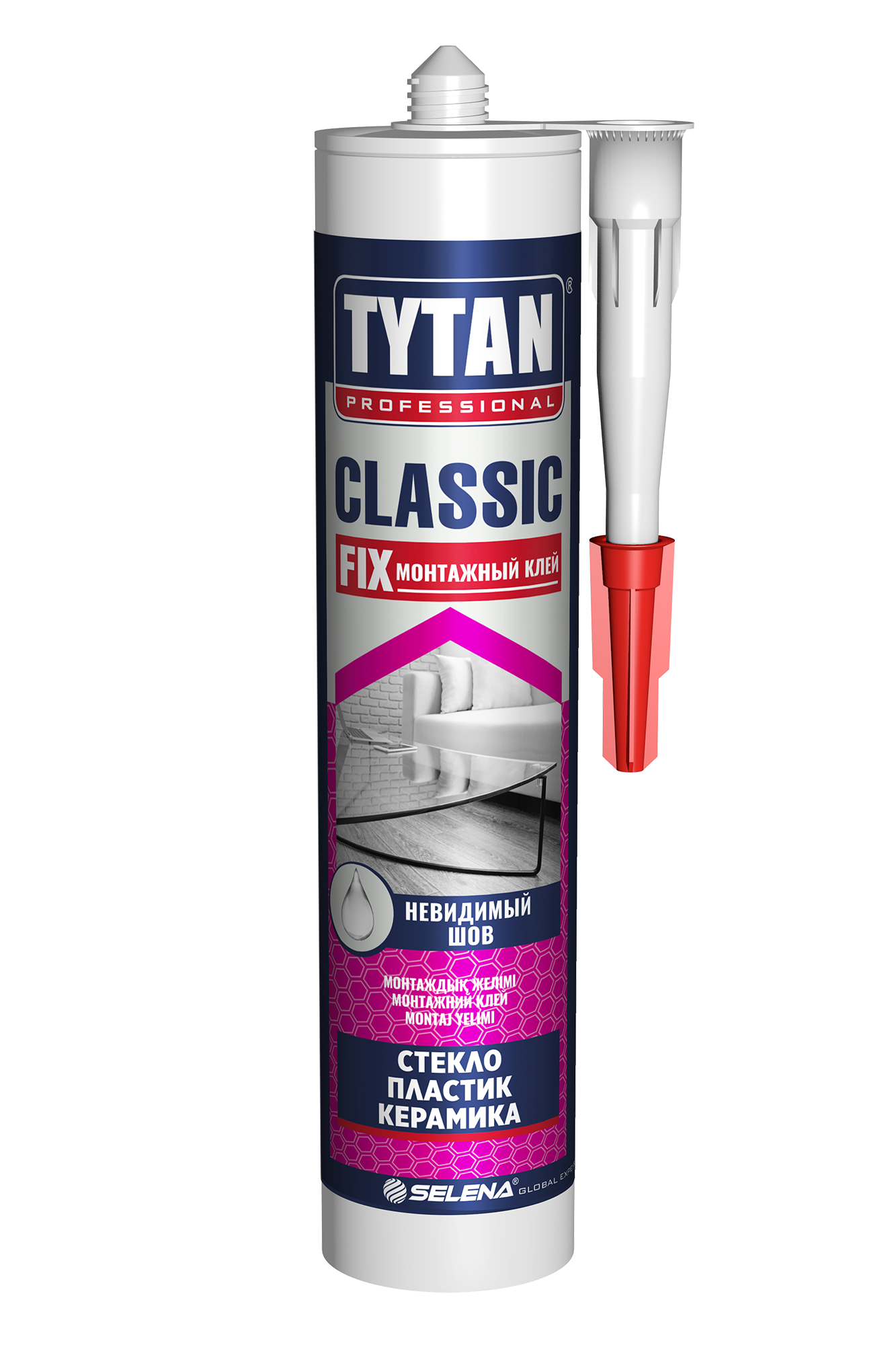 Купить TYTAN Professional Монтажный клей Classic Fix 100 мл прозрачный  недорого в Саратове в интернет-магазине - «Плинтус Холл»