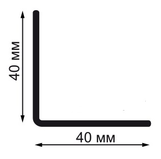 Угол с тиснением Rico Moulding 40х40