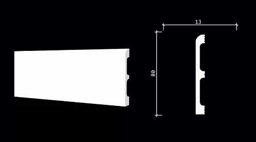 Плинтус полистирол Decor-Dizayn DD706