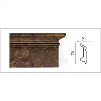 Плинтус широкий 78x21x2400 мм 1221